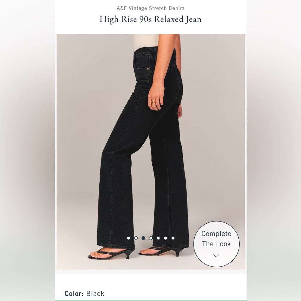 A&F High Rise 90s Relaxed Jeans